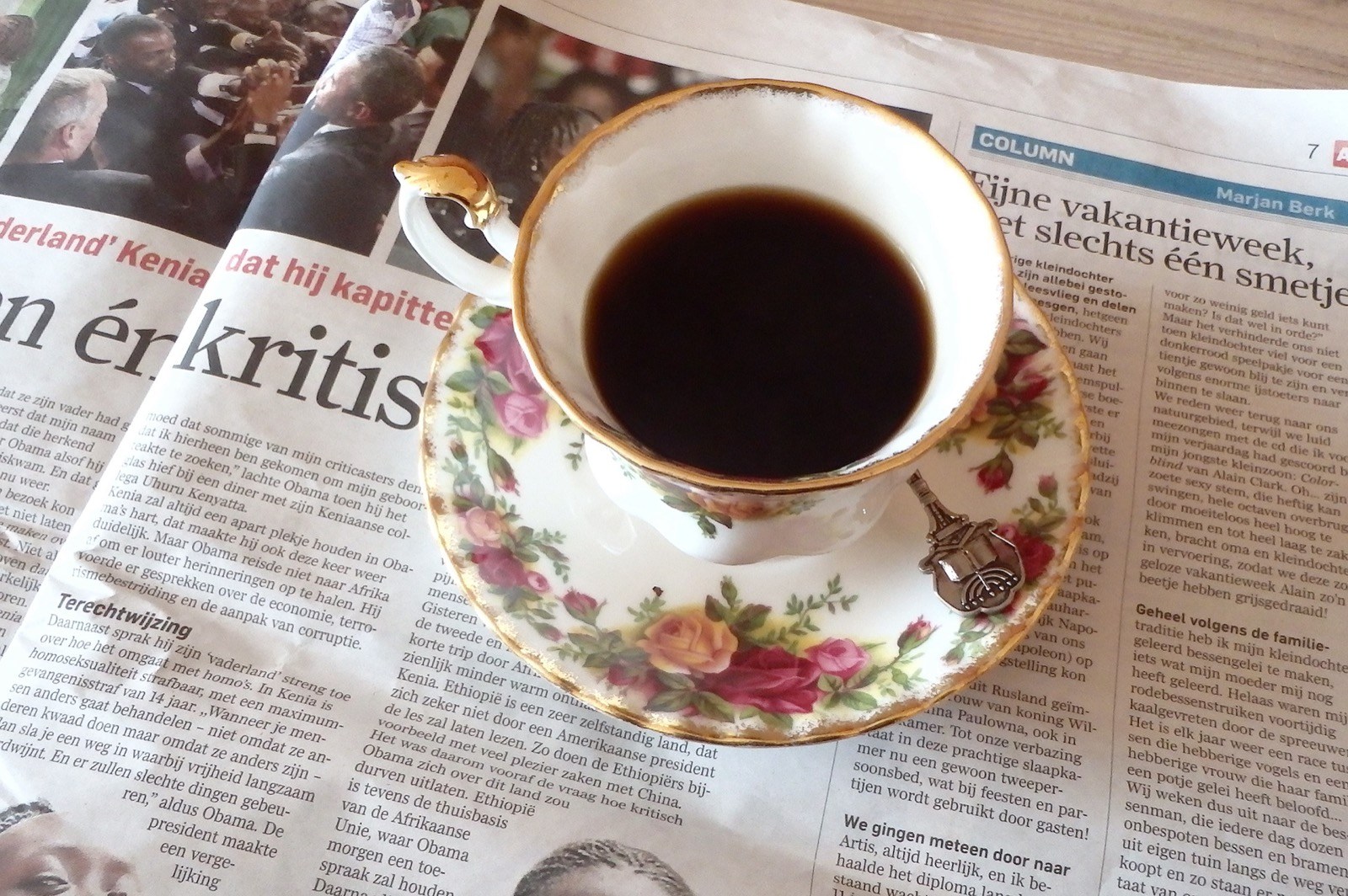 koffie krant